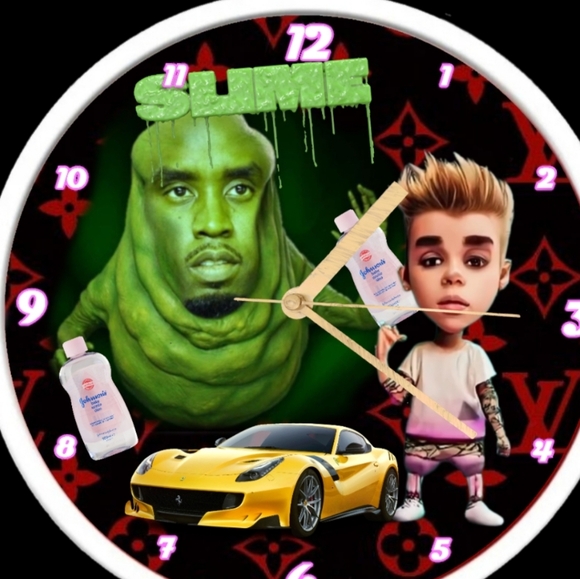 P diddy and Justin clock - Picture 3 of 5